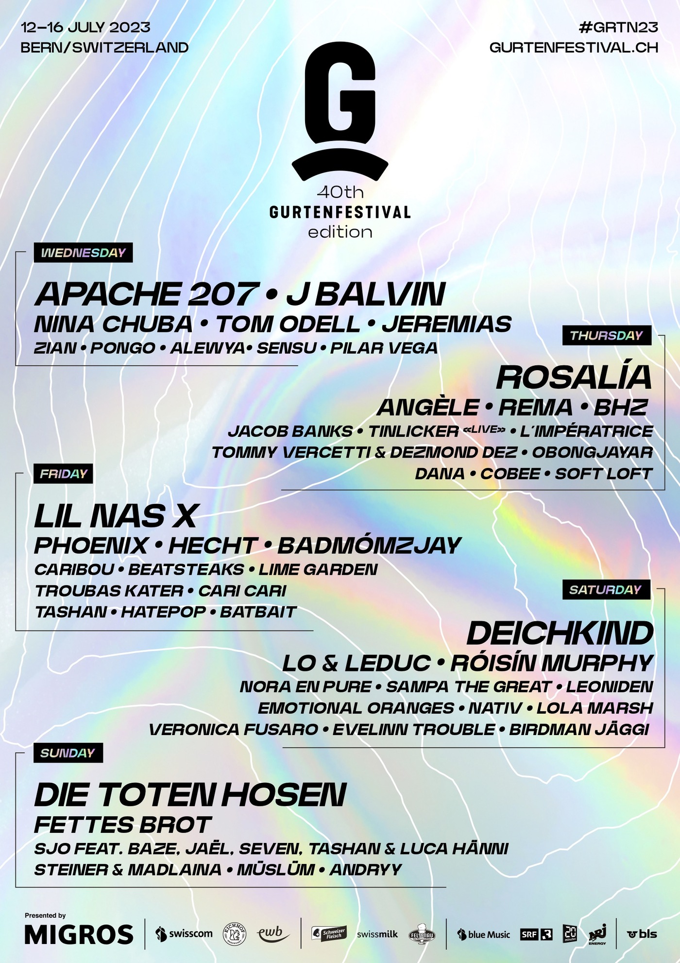 Gurtenfestival 2023