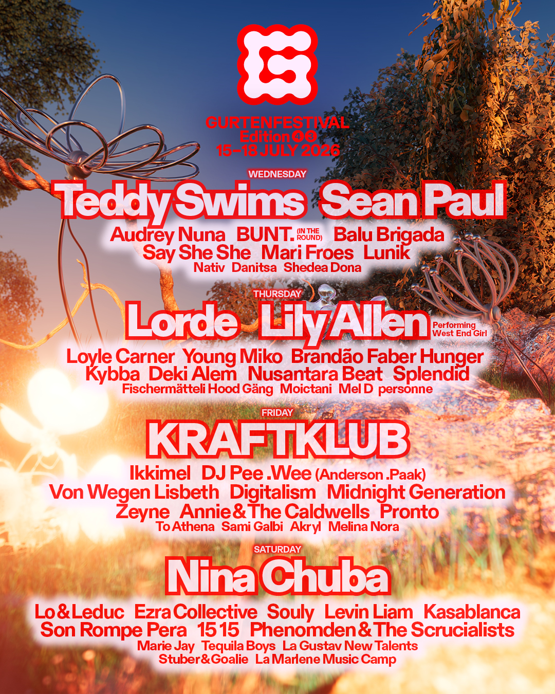 Gurtenfestival 2026